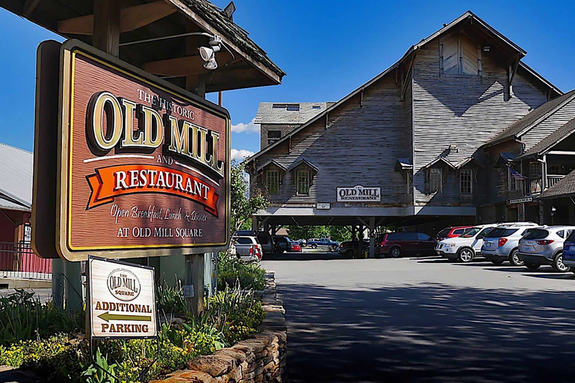 Old Mill and Restaurant in Pigeon Forge