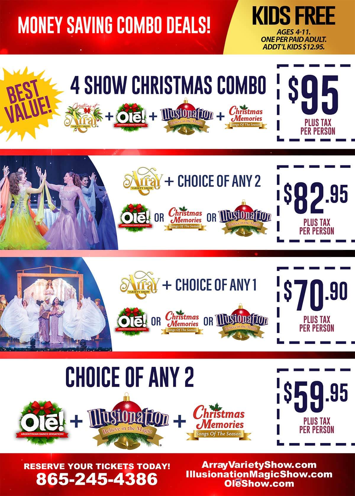 Pigeon Forge Christmas Show Discounts